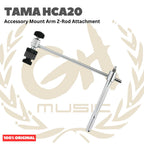 TAMA HCA20 Accessory Mount Arm Z-Rod Attachment - Clamp Simbal Drum