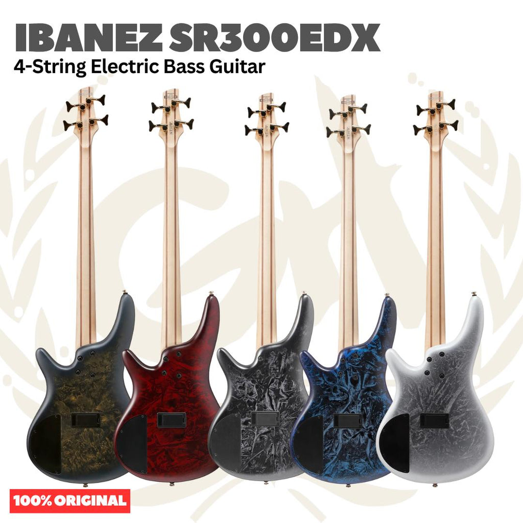 Ibanez SR300EDX Electric Bass Guitar - Bass Listrik Elektrik Original Asli