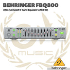 Behringer FBQ800 Ultra-Compact 9-Band Graphic Equalizer with FBQ