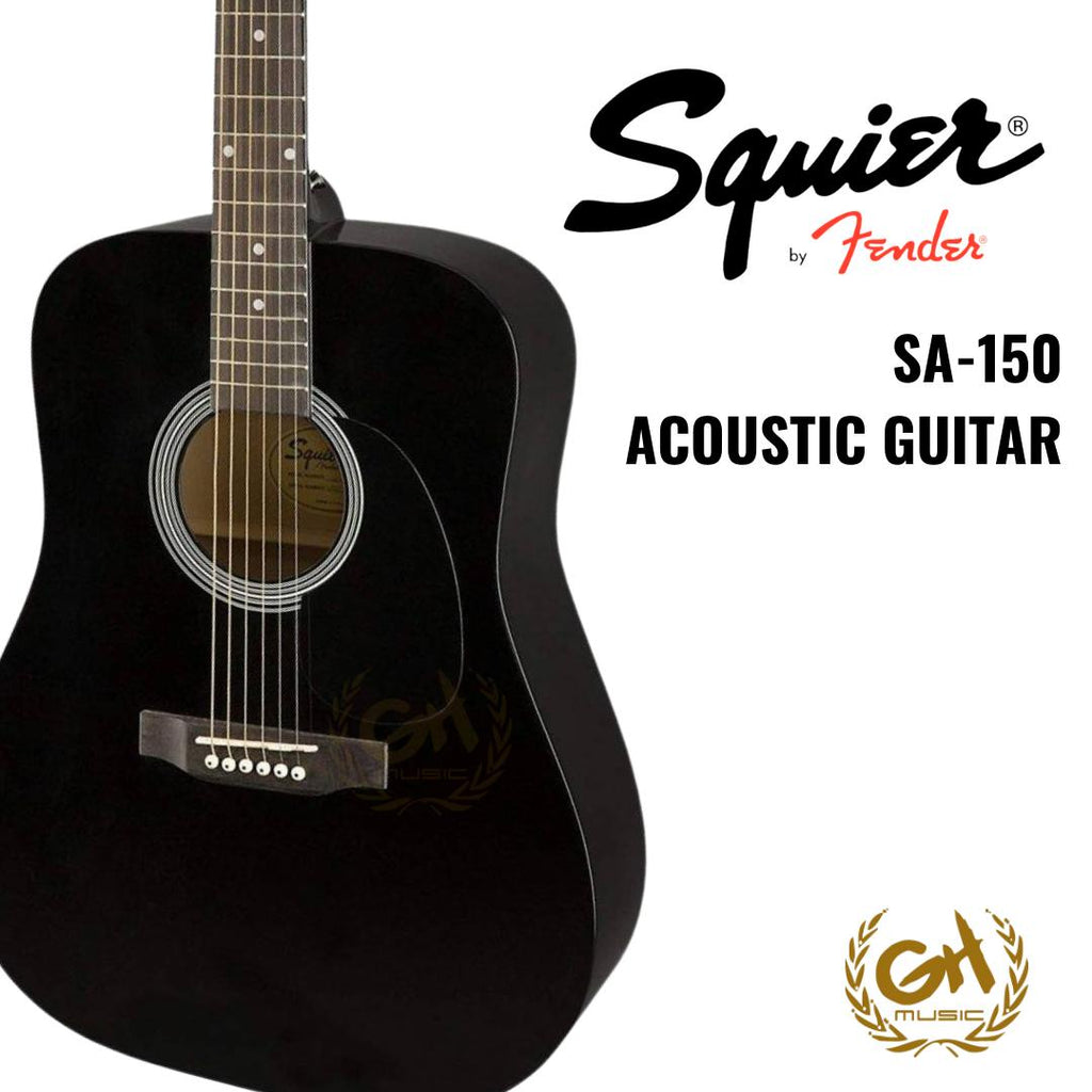 Gitar Akustik Squier Fender SA-150 Black