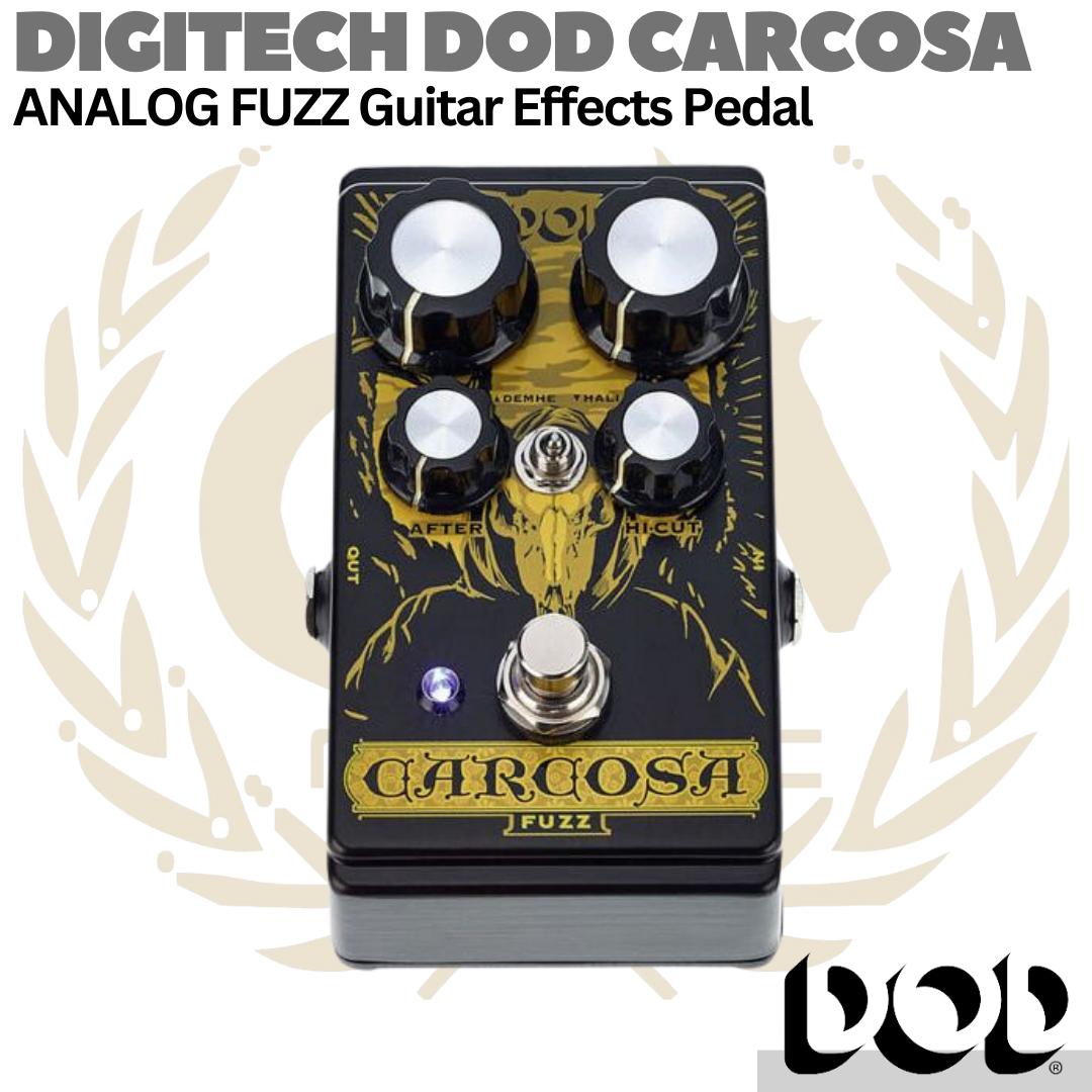 DIGITECH DOD ANALOG FUZZ CARCOSA Guitar Effects Pedal Stompbox | Efek