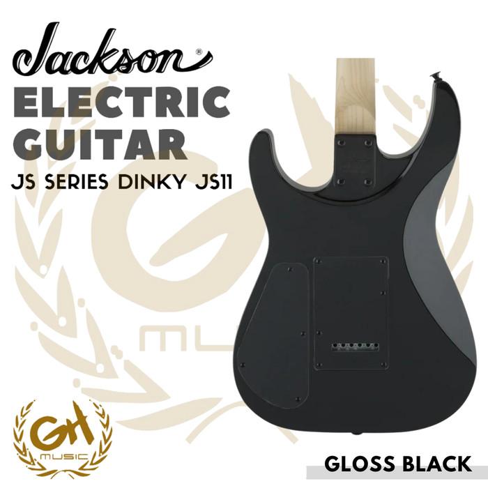 JACKSON JS SERIES DINKY JS11 ELECTRIC GUITAR, GLOSS BLACK | Gitar