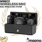 Maono WM821 Dual Wireless Microphone System - Mic Wireless