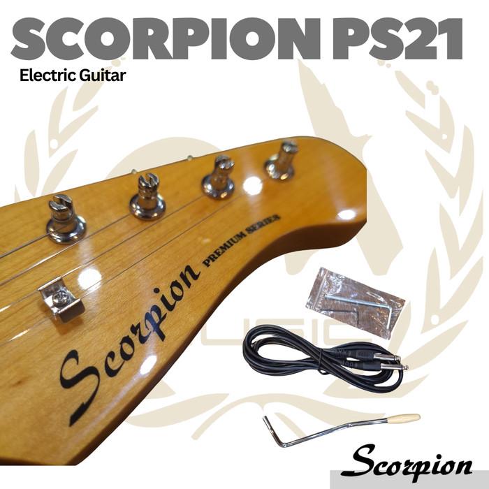 SCORPION PS21 Premium Series Electric Guitar | Gitar Listrik Strato