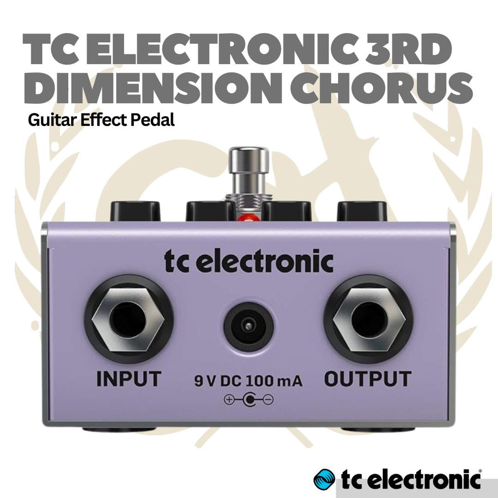 TC Electronic 3RD DIMENSION CHORUS Guitar Effect Pedal - Gitar Efek