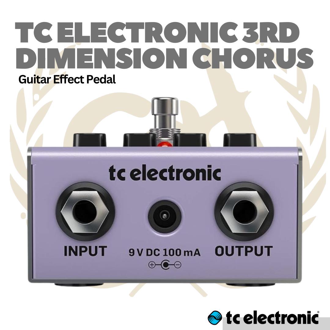 TC Electronic 3RD DIMENSION CHORUS Guitar Effect Pedal - Gitar Efek