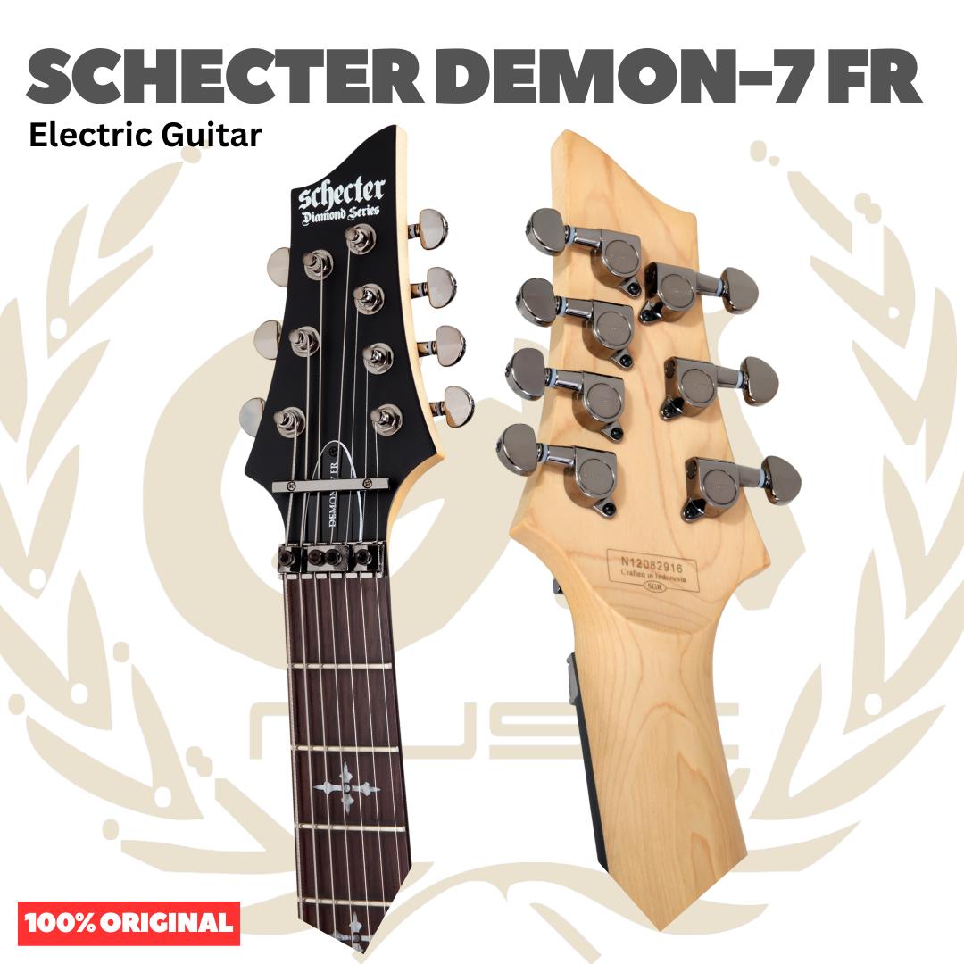 SCHECTER DEMON-7 FR 7 Strings Electric Guitar | Gitar Tremolo Up down