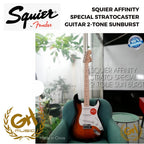 SQUIER AFFINITY SPECIAL STRATOCASTER GUITAR 2-TONE SUNBURTS