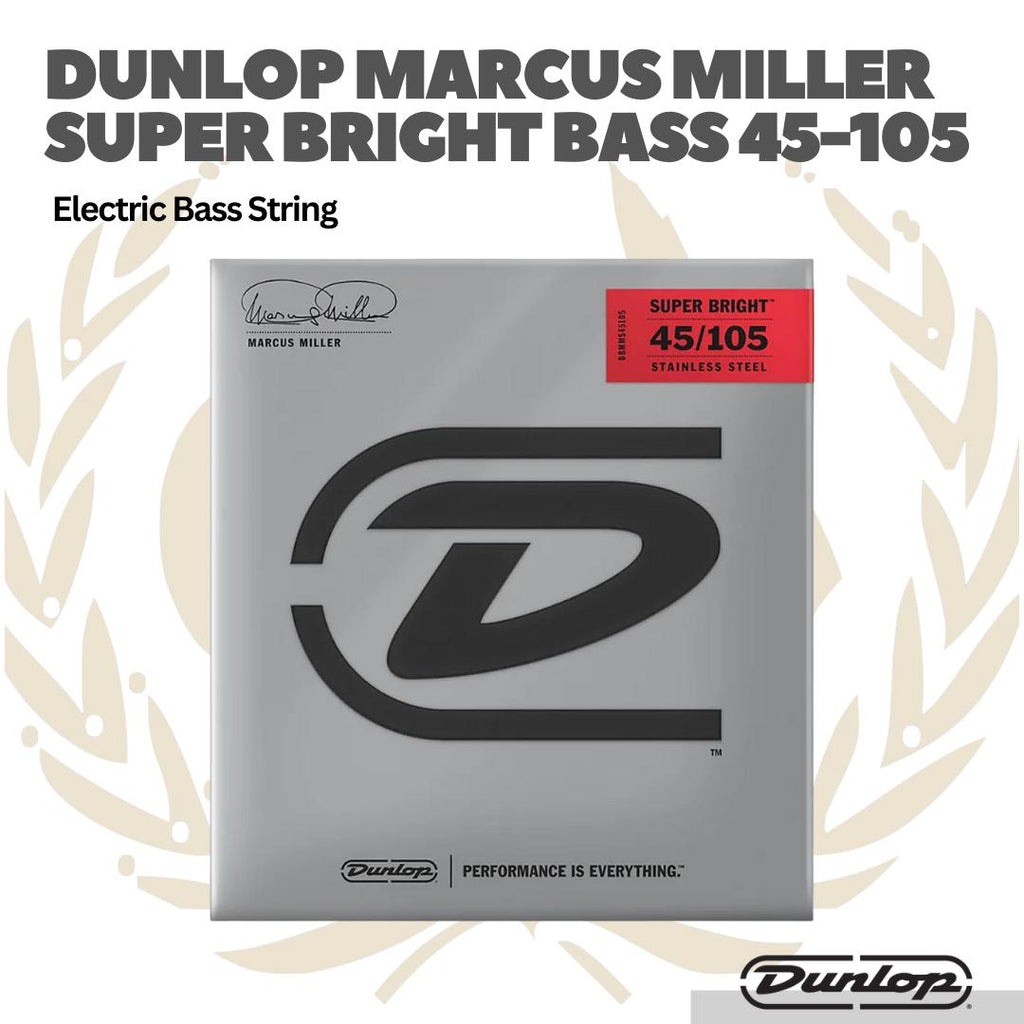 Dunlop MARCUS MILLER DBMMS45105 SUPER BRIGHT BASS STRINGS 45-105