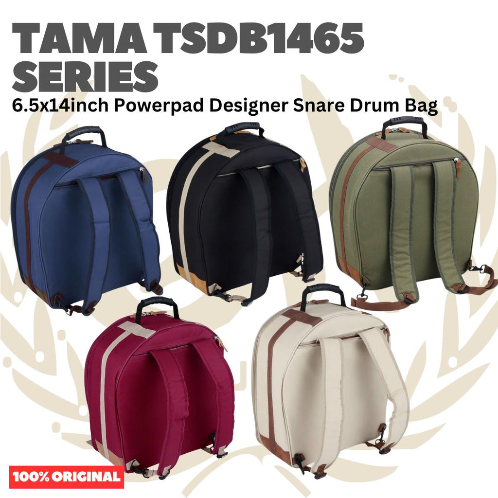TAMA TSDB1465 6.5x14inch Powerpad Designer Snare Drum Bag - Tas Snare Drum Original Asli