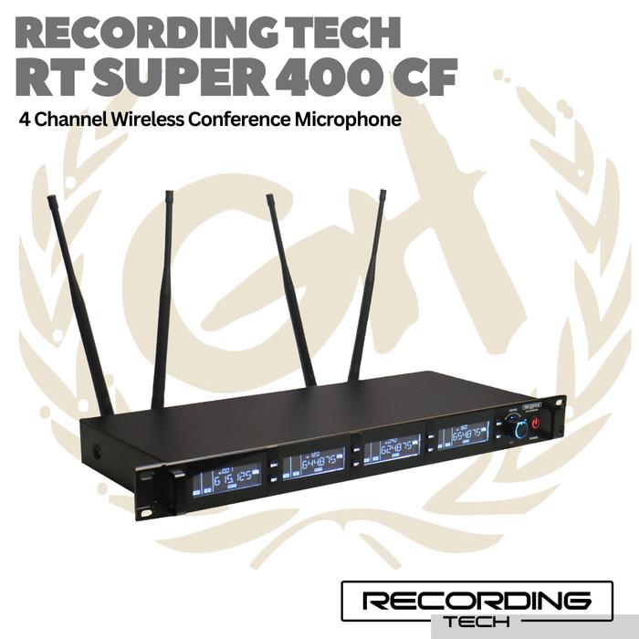 RECORDING TECH RT SUPER400CF 4CH CONFERENCE WIRELESS MICROPHONE