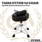 TAMA HT741B 1st Chair Ergo-Rider Quartet w/Backrest Drum Throne