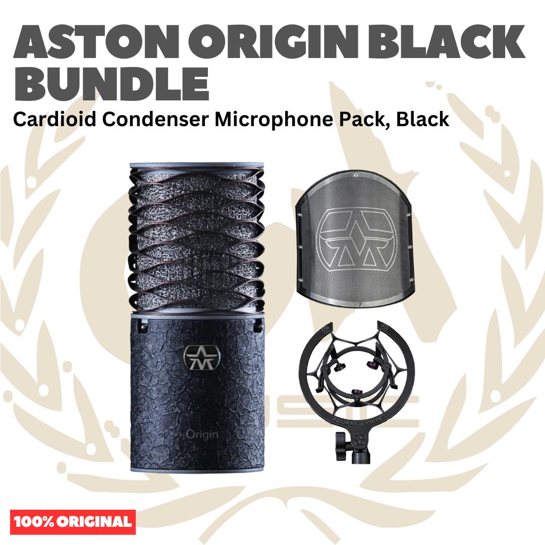 ASTON ORIGIN BUNDLE & BLACK BUNDLE Large Diaphragm Studio Condenser Microphone (made in UK)