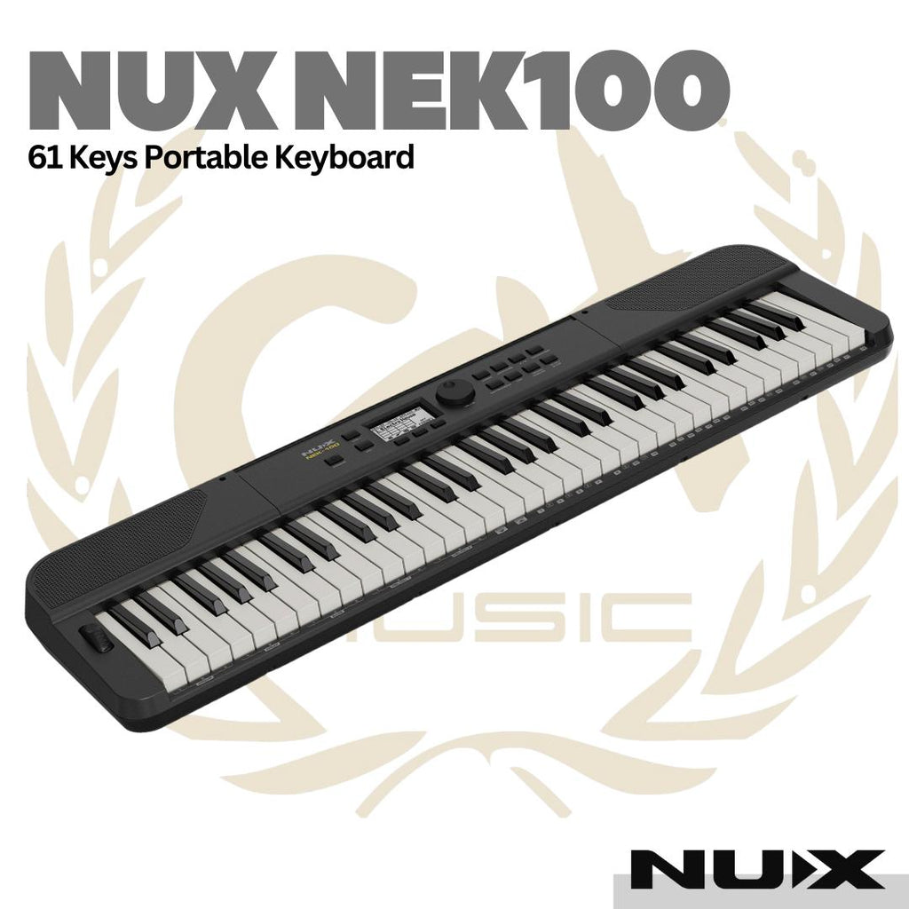NUX NEK100 61 Keys Portable Keyboard - NEK-100 Piano