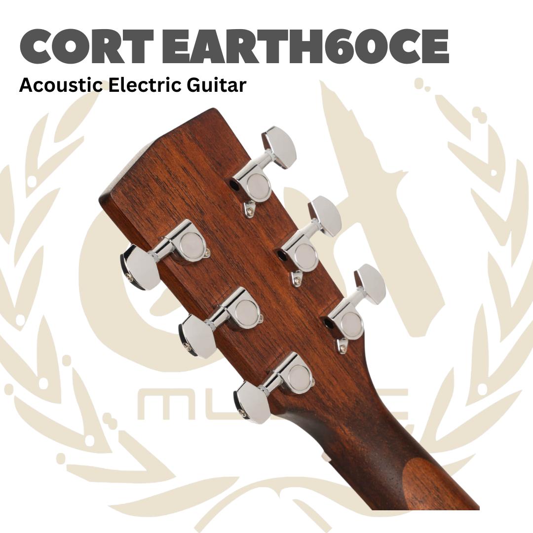 CORT Earth60CE Acoustic Electric Guitar | Gitar Akustik Elektrik