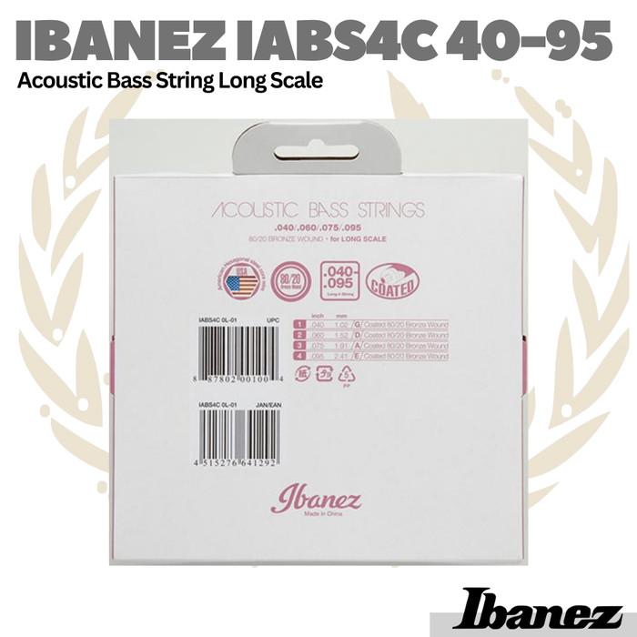 Ibanez IABS4C 40-95 Long Scale Acoustic Bass Strings - Bass Akustik