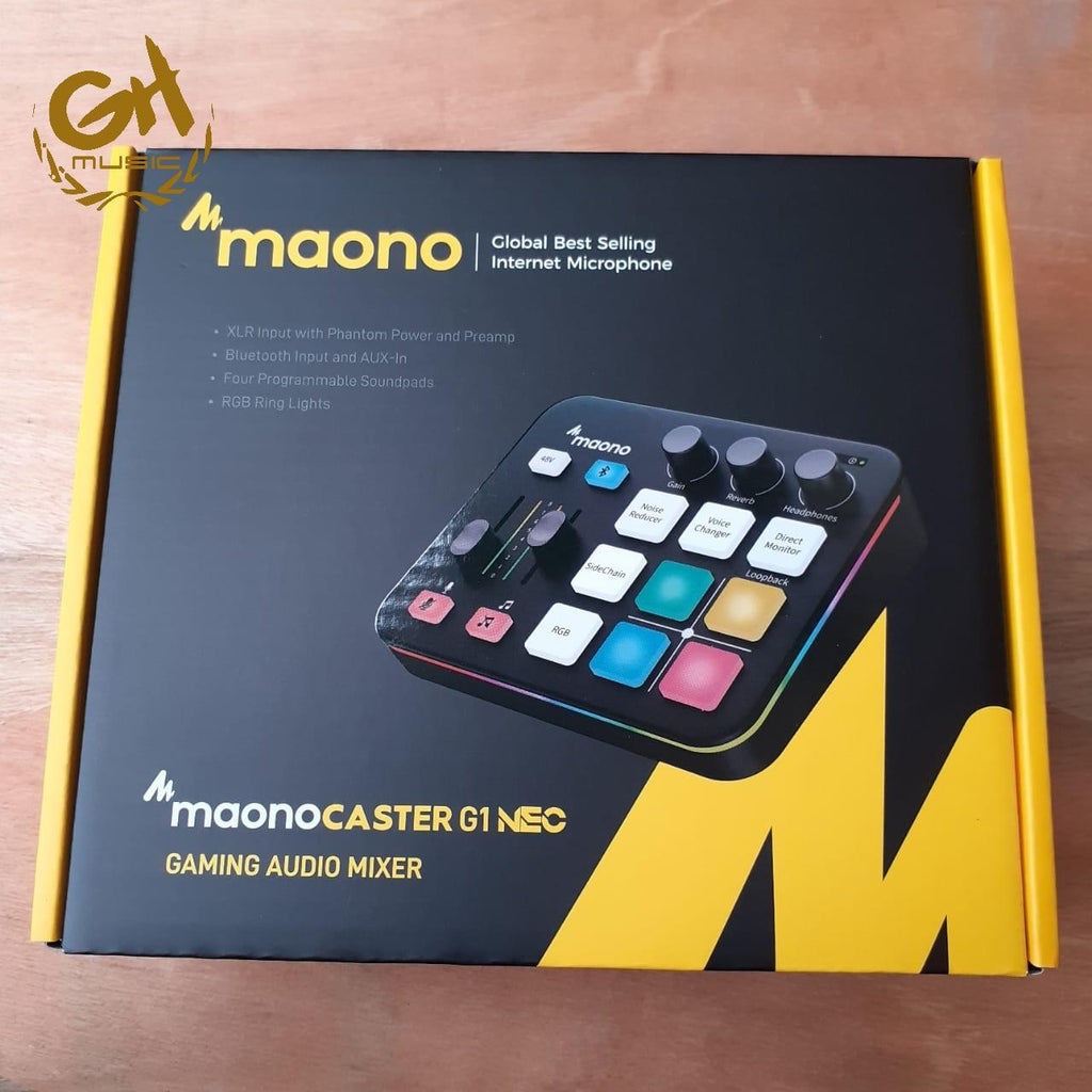 Maono G1 Neo Live Streaming Audio Interface - Soundcard Gaming Podcast