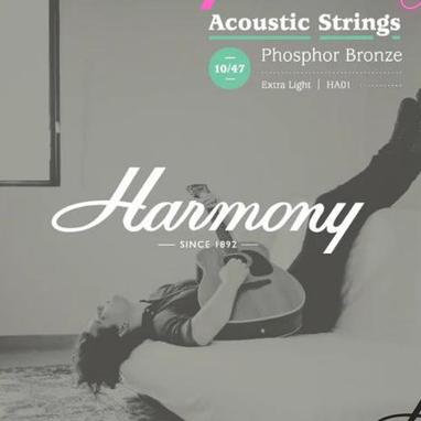Harmony HA01 Phospor Bronze 10-47 Acoustic Guitar String Senar Akustik
