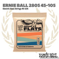 Ernie Ball 2805 Flatwound Group 2.5 Electric Bass Strings, 45-105