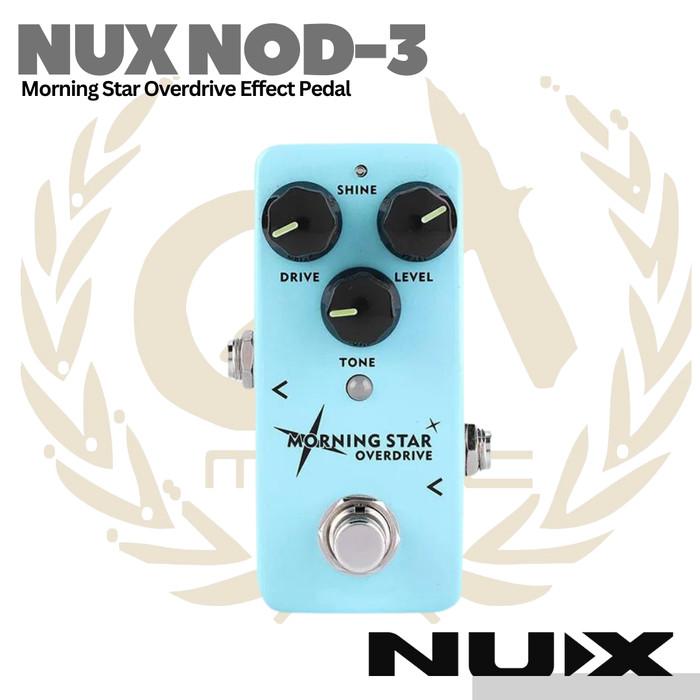 NUX Morning Star NOD3 Overdrive Guitar Effect Pedal - Efek Gitar NOD-3