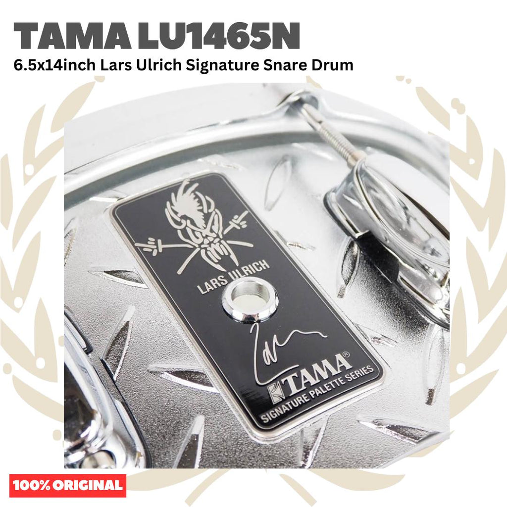TAMA LU1465N 6.5x14inch Lars Ulrich Signature Snare Drum - Senar Drum Drummer Metalica Signatur Original Asli