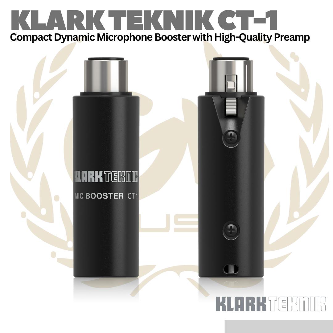 Klark Teknik MIC BOOSTER CT 1 Compact Dynamic Microphone Booster
