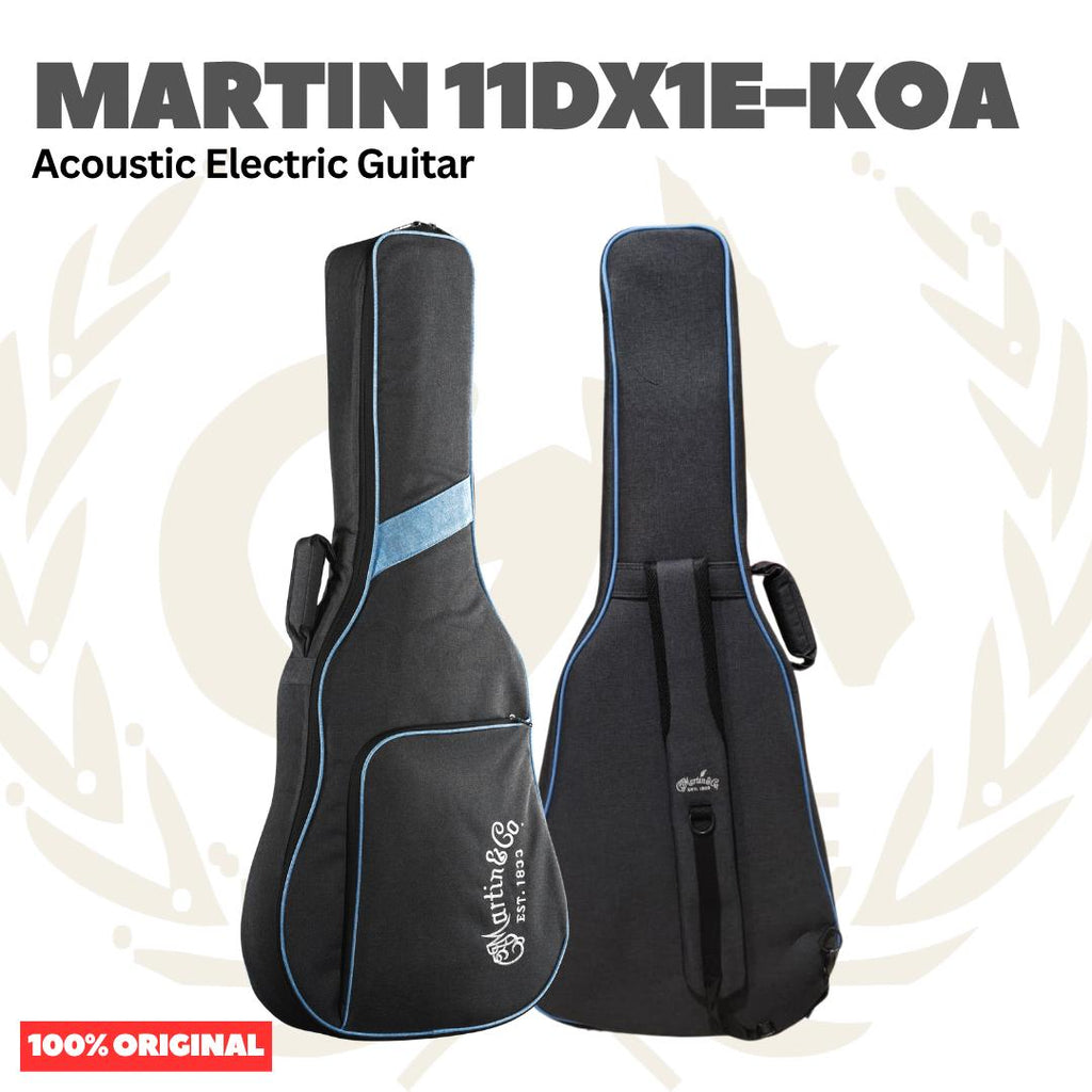 Martin 11 DX1E-KOA Acoustic Electric w/Bag - Gitar Akustik Elektrik HPL KOA 11DX1EKOA