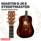 Martin D-JR-E STREETMASTER Acoustic Electric Guitar w/Bag - Gitar Akustik Elektrik