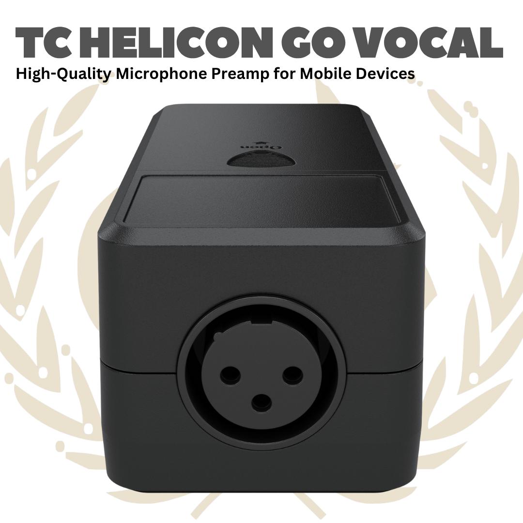 TC Helicon GO Vocal High-Quality Microphone Preamp for Mobile Device - Pre-amp Mic untuk HP Leptop Soundcard Pre amp Mik