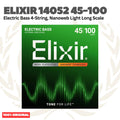 Elixir 14052 Nanoweb Light Long Scale Electric Bass Strings 45-100