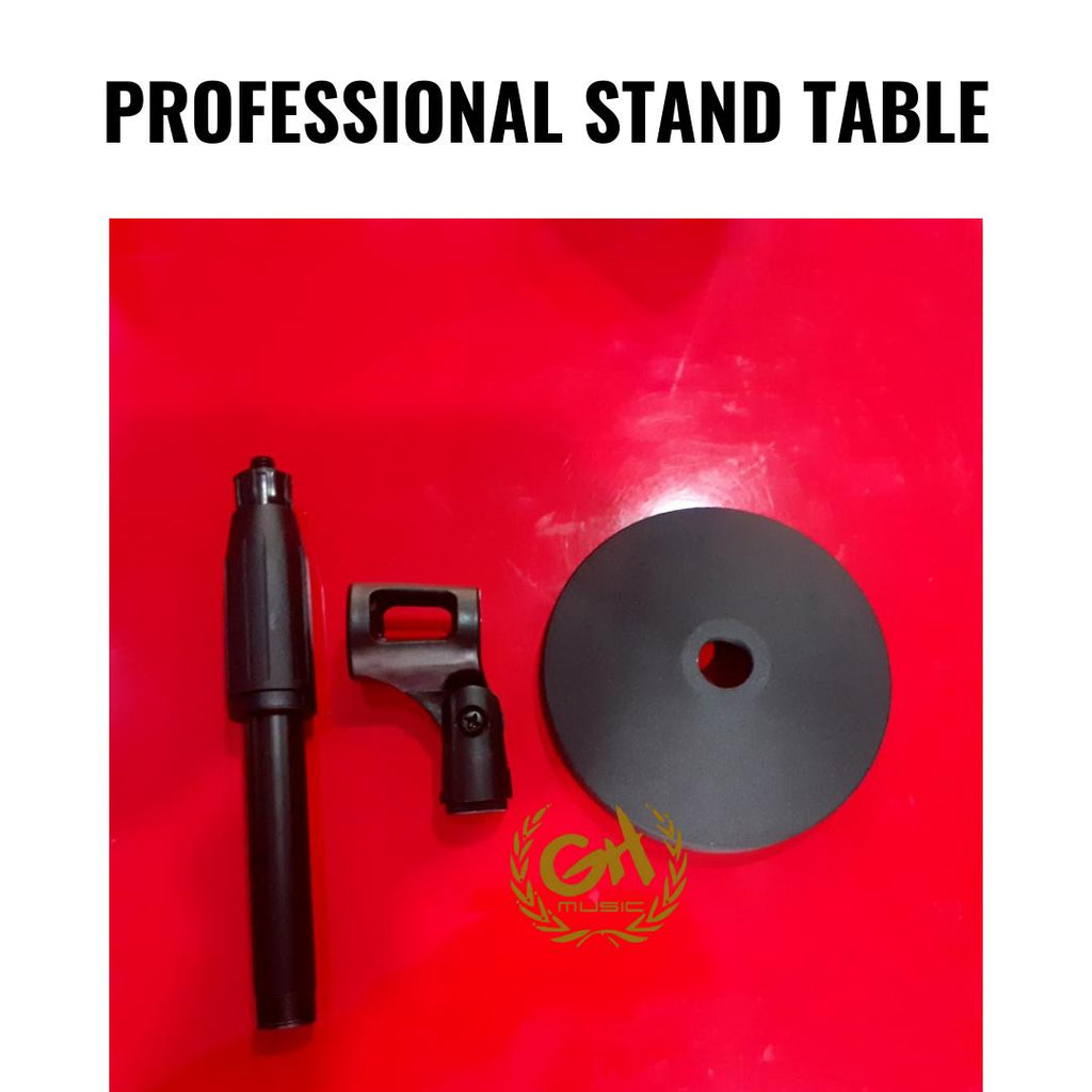RECORDING TECH TS03 TABLE STAND MIC - STAND MIC MEJA PROFESSIONAL BESI TEBAL KOKOH RT TS03 Original
