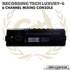RECORDING TECH LUXURY 6 MIXING CONSOLE | Audio MIxer 6 Channel Luxury6