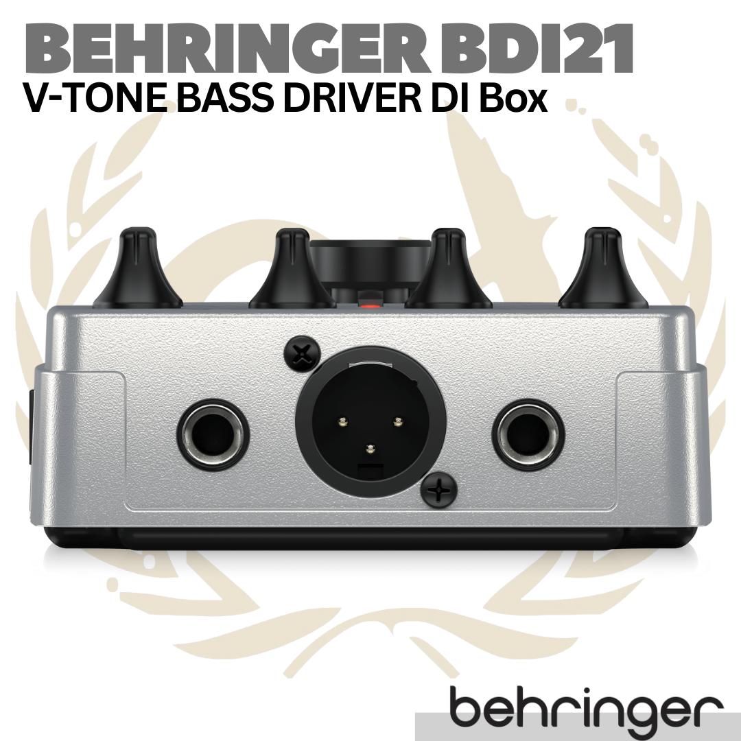 BEHRINGER BDI21 V-TONE BASS DRIVER DI Box | Bass Amp Modeler / Preamp