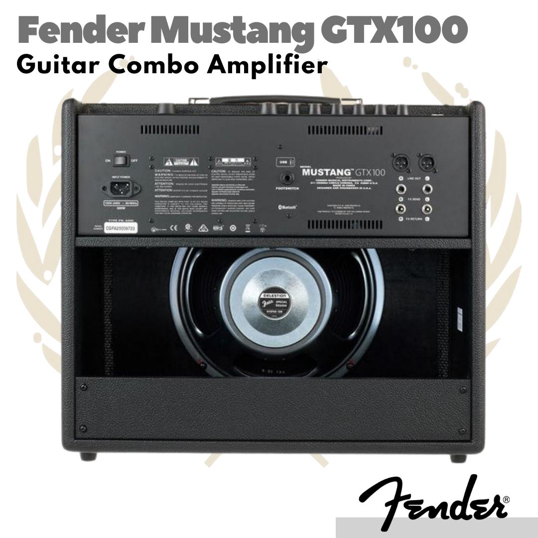 Fender Mustang GTX100 Guitar Combo Amplifier | Ampli Speaker Gitar