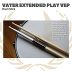 Vater V-E-P Xtended Play Series 5A 5B Stik Drum Kayu - Stik Drum Tahan Lama dengan Shield Anti-Pecah