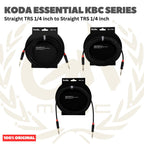 Koda Essential KBC Series Straight TRS 1/4 inch to Straight TRS 1/4 inch Balanced Cable - Kabel Instrumen