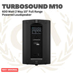 Turbosound Milan M10 600 Watt 2 Way 10" Full Range Powered Loudspeaker Portable - Speaker Aktif Portabel