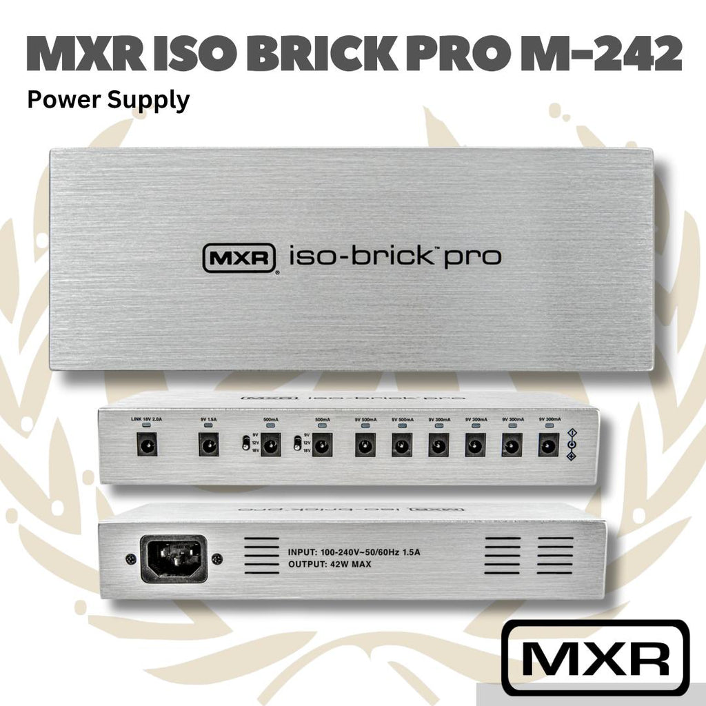 MXR ISO Brick Pro Power Supply Pro-US M-242 - Jim Dunlop Adaptor Efek Gitar M242