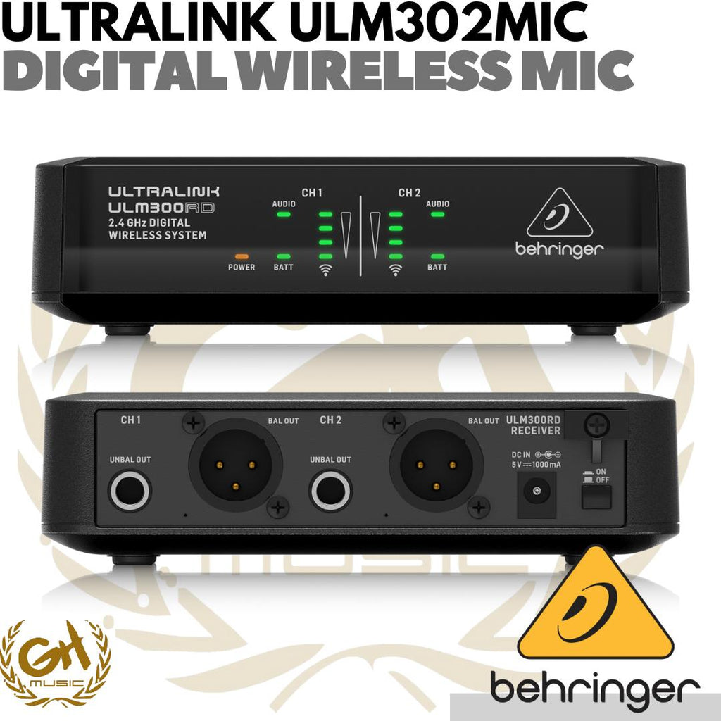 BEHRINGER ULTRALINK ULM302MIC DIGITAL WIRELESS MICROPHONE