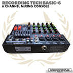 RECORDING TECH BASIC 6 MIXING CONSOLE | Audio MIxer 6 Channel Basic6