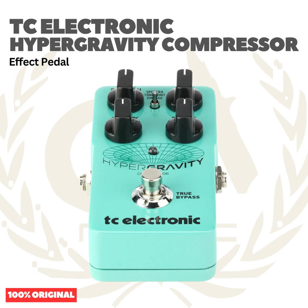 TC Electronic Hypergravity Compressor Guitar Effect Pedal - Pedal Efek Gitar Bass