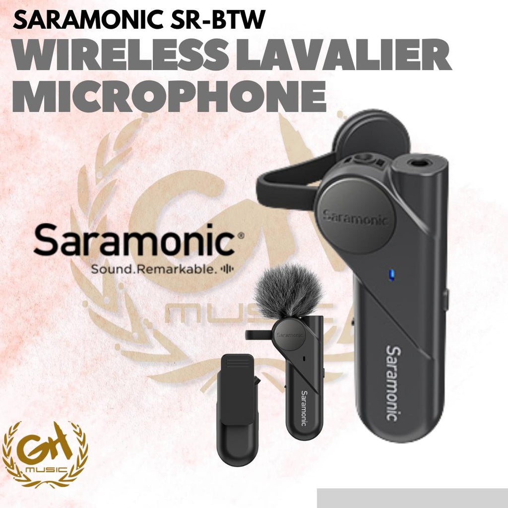 SARAMONIC SR-BTW Wireless Lavalier Microphone - Mic Clip On Bluetooth