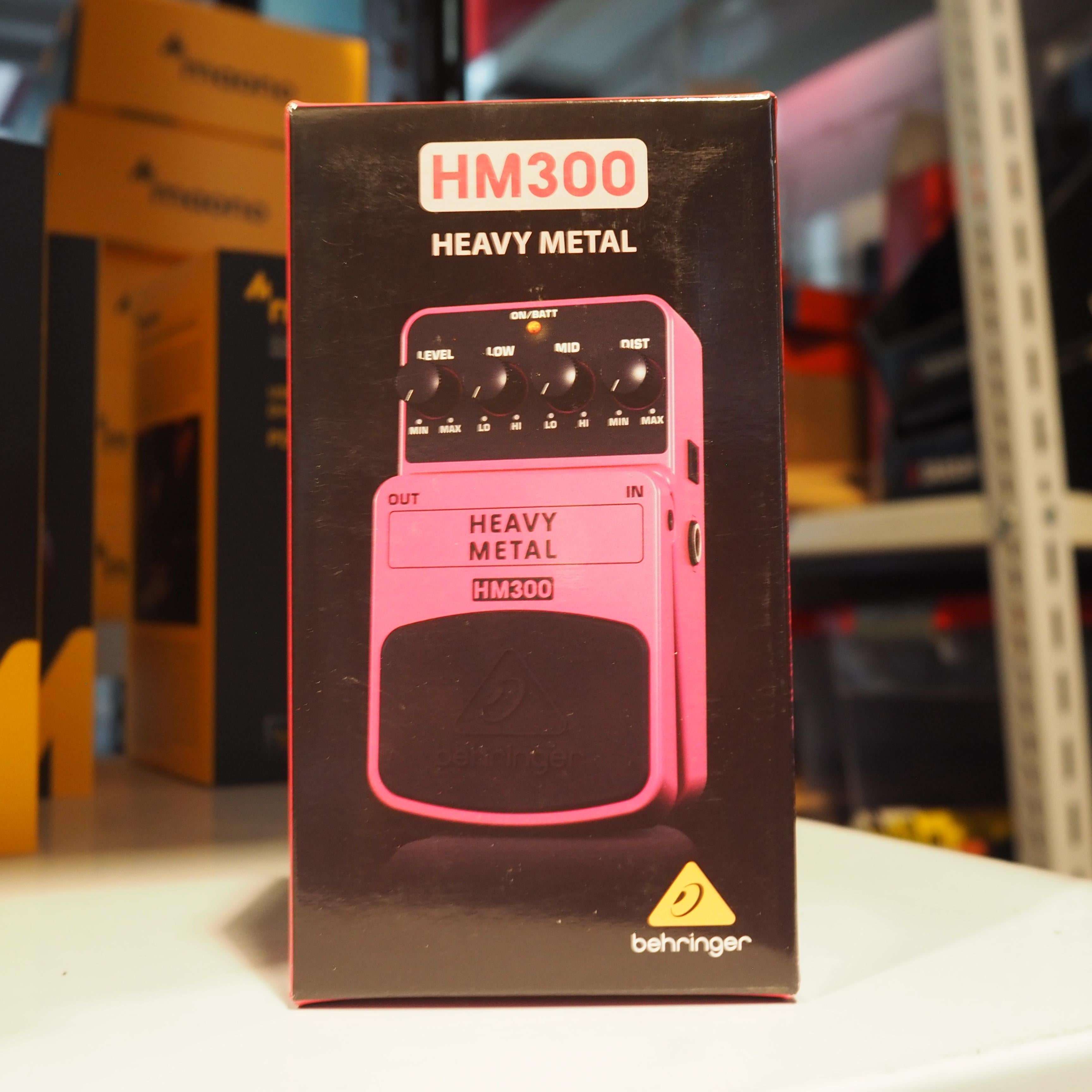 BEHRINGER HM300 Heavy Metal Distortion Effects Pedal