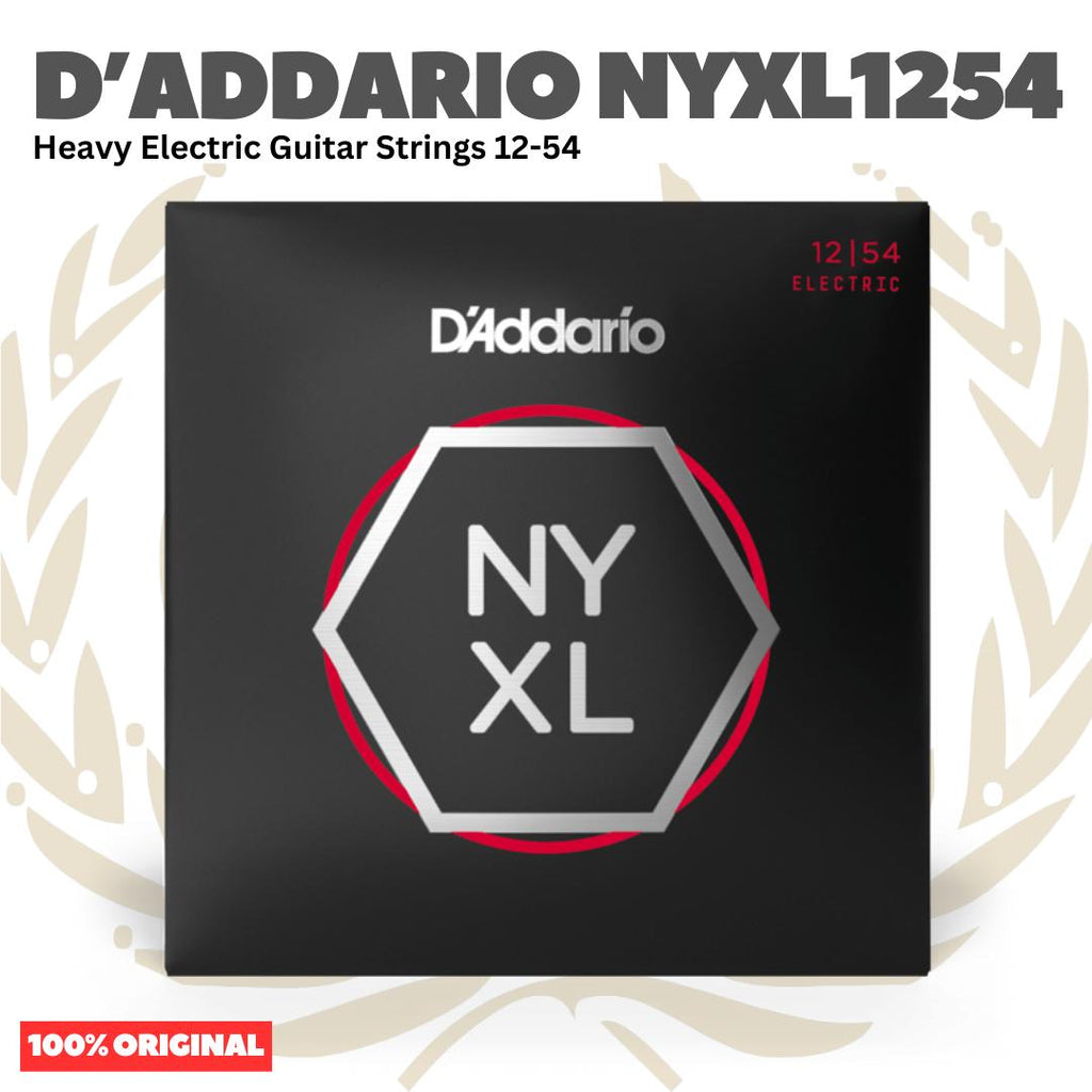 D'Addario NYXL1254 Heavy Electric Guitar Strings 12-54 - NYXL 1254 Senar Gitar Listrik Elektrik Original Asli