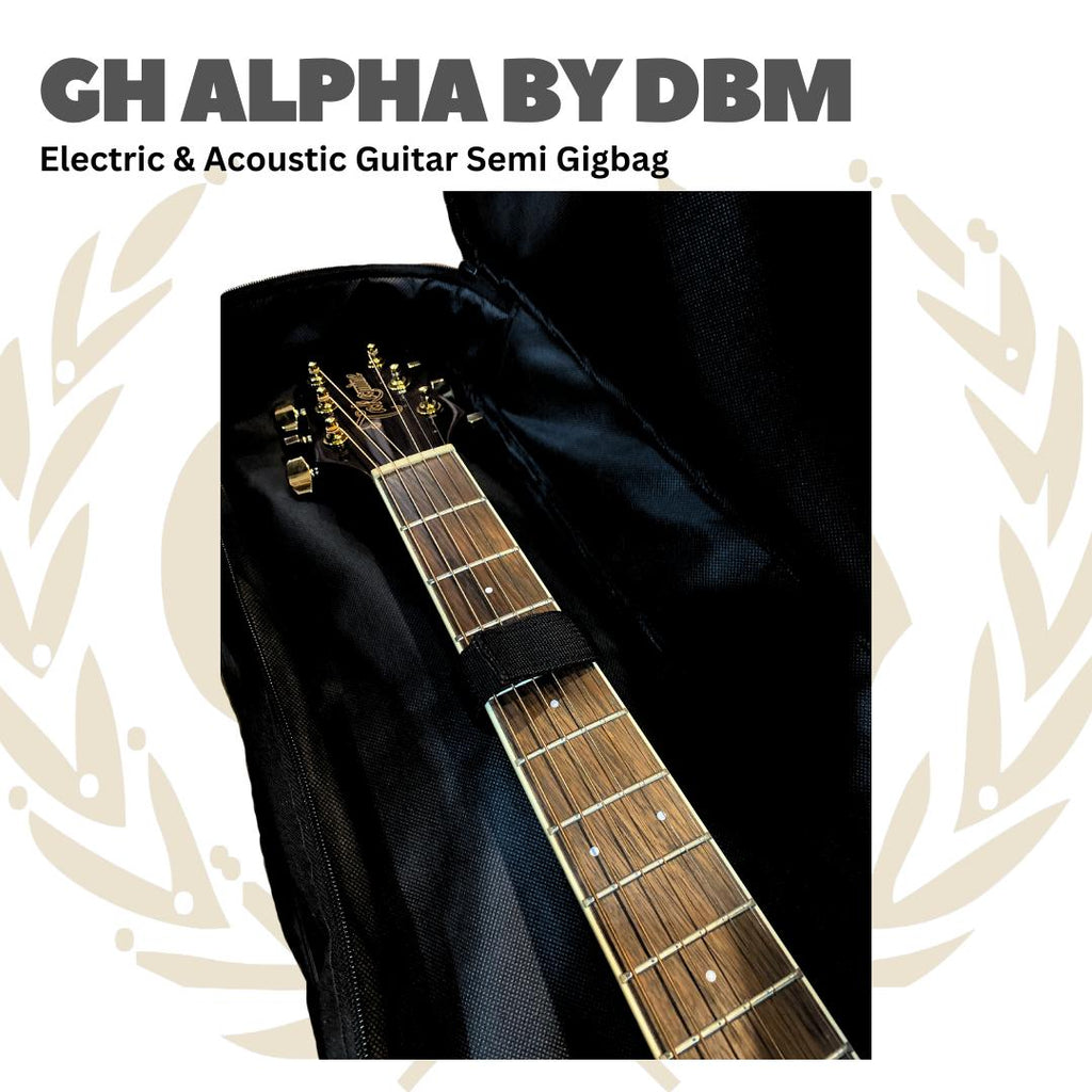 NB GH Alpha Acoustic By DBM Guitar Semi Gigbag - Tas Gitar Akustik Semi Gigbag GH Tas Gitar Klasik Semi Gigbag