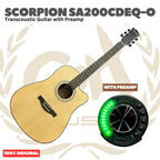 Scorpion SA200CDEQ Series Transcoustic Guitar with Preamp - SA 200 CDEQ Gitar Transkustik dengan Efek dan Preamp Original Asli