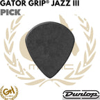 JIM DUNLOP Gator Grip Jazz III Pick - Pick Gitar