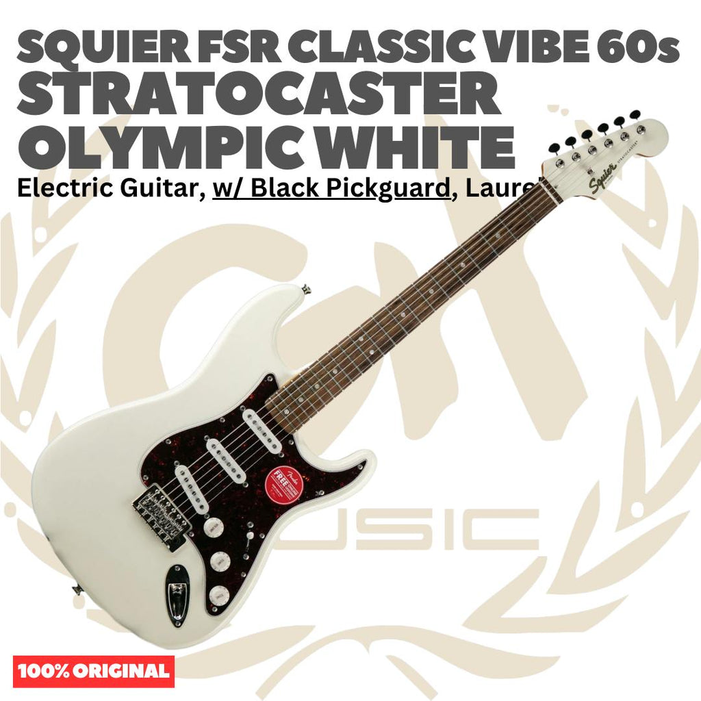 SQUIER FSR Classic Vibe 60s Stratocaster Electric Guitar - Gitar Listrik Elektrik Original Asli