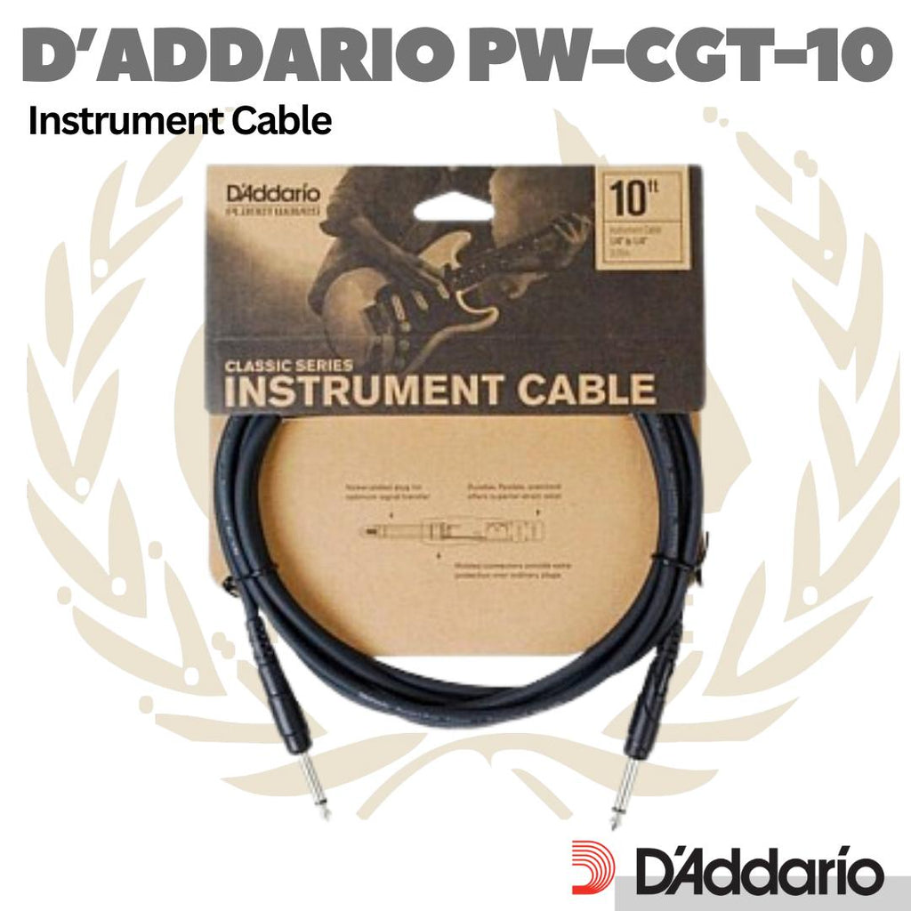 D'addario PW-CGT Instrument Cable - Kabel Instrumen Gitar, Bass
