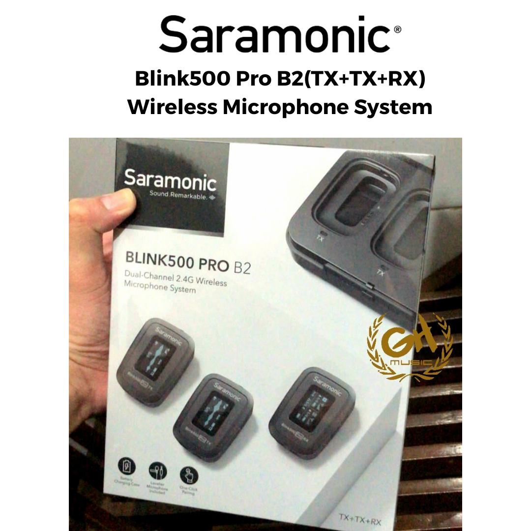 Saramonic Blink 500 PRO B2 (TX+TX+RX) DUAL MOUNT WIRELESS LAVALIER MIC